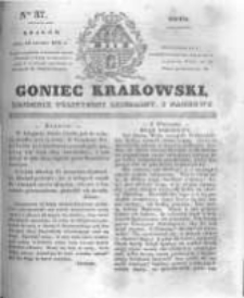 Goniec Krakowski: dziennik polityczny, liberalny i naukowy. 1831.02.16 nr37