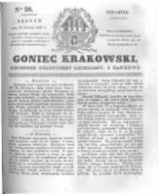 Goniec Krakowski: dziennik polityczny, liberalny i naukowy. 1831.02.17 nr38