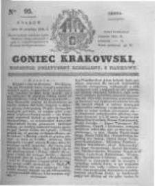Goniec Krakowski: dziennik polityczny, liberalny i naukowy. 1831.04.27 nr95