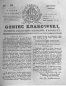 Goniec Krakowski: dziennik polityczny, liberalny i naukowy. 1831.04.28 nr96