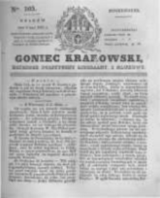 Goniec Krakowski: dziennik polityczny, liberalny i naukowy. 1831.05.09 nr105