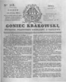 Goniec Krakowski: dziennik polityczny, liberalny i naukowy. 1831.05.18 nr112