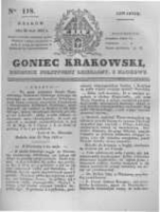 Goniec Krakowski: dziennik polityczny, liberalny i naukowy. 1831.05.26 nr118