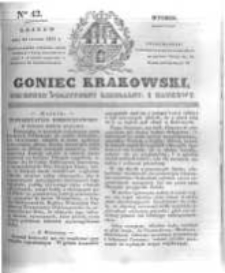 Goniec Krakowski: dziennik polityczny, liberalny i naukowy. 1831.02.22 nr42
