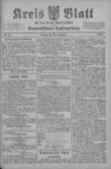 Kreis Blatt f&uuml;r den Kreis Neutomischeler zugleich Hopfenzeitung 1902.09.26 Nr75