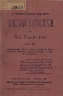 Roczniki Katolickie na Rok Pański 1934 T.12