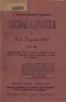 Roczniki Katolickie na Rok Pański 1934 T.12