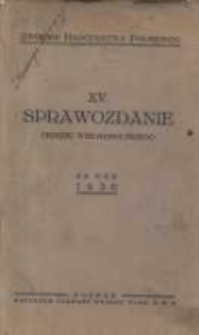Sprawozdanie Okręgu Wielkopolskiego za rok 1936