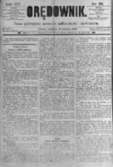 Orędownik: pismo poświęcone sprawom politycznym i spółecznym. 1889.04.21 R.19 nr93