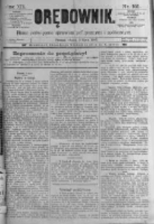 Orędownik: pismo poświęcone sprawom politycznym i spółecznym. 1889.07.05 R.19 nr151