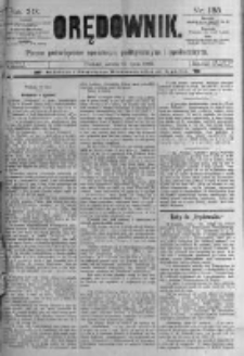 Orędownik: pismo poświęcone sprawom politycznym i spółecznym. 1889.07.13 R.19 nr158
