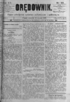 Orędownik: pismo poświęcone sprawom politycznym i spółecznym. 1889.08.22 R.19 nr191