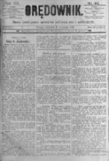 Orędownik: pismo poświęcone sprawom politycznym i spółecznym. 1889.04.18 R.19 nr90