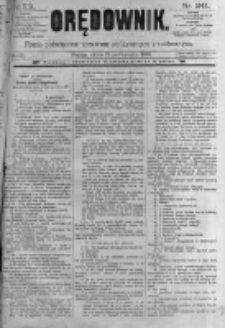 Orędownik: pismo poświęcone sprawom politycznym i spółecznym. 1889.10.19 R.19 nr241
