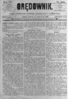 Orędownik: pismo poświęcone sprawom politycznym i spółecznym. 1889.10.27 R.19 nr248
