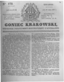 Goniec Krakowski: dziennik polityczny, historyczny i literacki. 1831.07.28 nr172