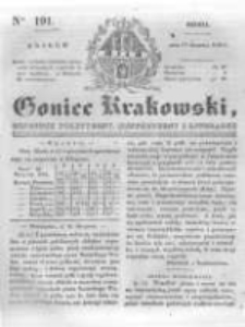 Goniec Krakowski: dziennik polityczny, historyczny i literacki. 1831.08.17 nr191