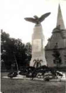 Pomnik powstańców w Gębicach po odsłonięciu