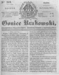 Goniec Krakowski: dziennik polityczny, historyczny i literacki. 1831.09.09 nr213