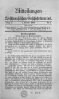 Mitteilungen des Westpreussischen Geschichtsvereins. 1903 Jahrg.2 nr1