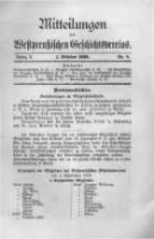 Mitteilungen des Westpreussischen Geschichtsvereins. 1906 Jahrg.5 nr4