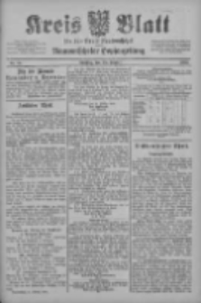 Kreis Blatt f&uuml;r den Kreis Neutomischeler zugleich Hopfenzeitung 1902.10.28 Nr84