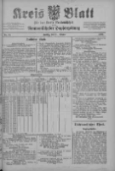 Kreis Blatt f&uuml;r den Kreis Neutomischeler zugleich Hopfenzeitung 1902.10.31 Nr85