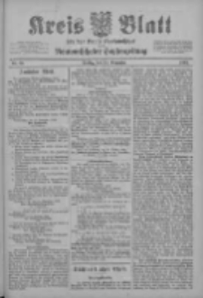 Kreis Blatt f&uuml;r den Kreis Neutomischeler zugleich Hopfenzeitung 1902.11.14 Nr89