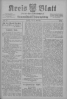 Kreis Blatt f&uuml;r den Kreis Neutomischeler zugleich Hopfenzeitung 1902.11.21 Nr91