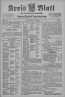 Kreis Blatt f&uuml;r den Kreis Neutomischeler zugleich Hopfenzeitung 1902.12.09 Nr96