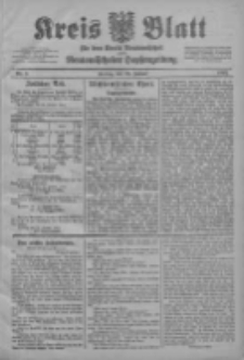 Kreis Blatt f&uuml;r den Kreis Neutomischeler zugleich Hopfenzeitung 1903.01.23 Jg.22 Nr7