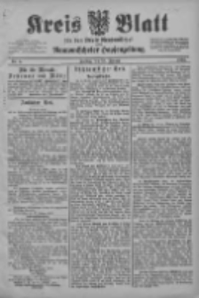 Kreis Blatt f&uuml;r den Kreis Neutomischeler zugleich Hopfenzeitung 1903.01.30 Jg.22 Nr9
