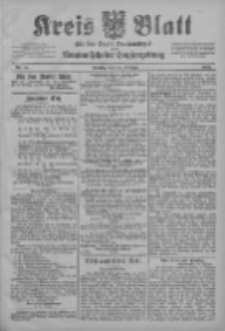 Kreis Blatt f&uuml;r den Kreis Neutomischeler zugleich Hopfenzeitung 1903.02.27 Jg.22 Nr17