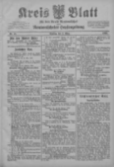 Kreis Blatt f&uuml;r den Kreis Neutomischeler zugleich Hopfenzeitung 1903.03.03 Jg.22 Nr18