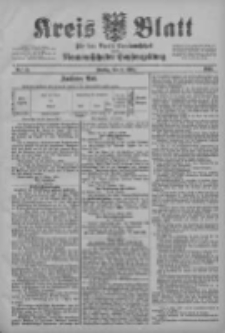 Kreis Blatt f&uuml;r den Kreis Neutomischeler zugleich Hopfenzeitung 1903.03.06 Jg.22 Nr19
