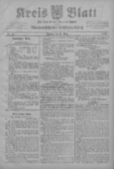 Kreis Blatt f&uuml;r den Kreis Neutomischeler zugleich Hopfenzeitung 1903.03.17 Jg.22 Nr22