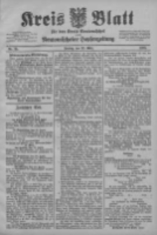 Kreis Blatt f&uuml;r den Kreis Neutomischeler zugleich Hopfenzeitung 1903.03.27 Jg.22 Nr25