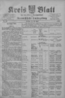 Kreis Blatt f&uuml;r den Kreis Neutomischeler zugleich Hopfenzeitung 1903.04.24 Jg.22 Nr32