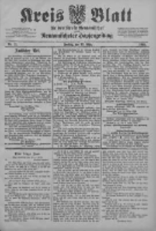 Kreis Blatt f&uuml;r den Kreis Neutomischeler zugleich Hopfenzeitung 1903.03.13 Jg.22 Nr21