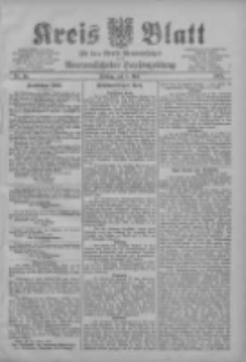 Kreis Blatt f&uuml;r den Kreis Neutomischeler zugleich Hopfenzeitung 1903.05.08 Jg.22 Nr36