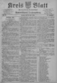 Kreis Blatt f&uuml;r den Kreis Neutomischeler zugleich Hopfenzeitung 1903.06.23 Jg.22 Nr48