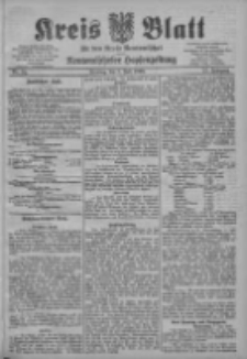 Kreis Blatt f&uuml;r den Kreis Neutomischeler zugleich Hopfenzeitung 1903.07.07 Jg.22 Nr52