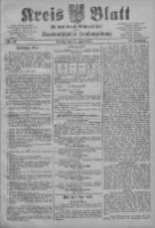 Kreis Blatt f&uuml;r den Kreis Neutomischeler zugleich Hopfenzeitung 1903.07.10 Jg.22 Nr53