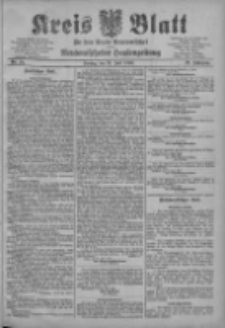 Kreis Blatt f&uuml;r den Kreis Neutomischeler zugleich Hopfenzeitung 1903.07.21 Jg.22 Nr56