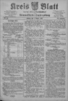 Kreis Blatt für den Kreis Neutomischeler zugleich Hopfenzeitung 1903.08.07 Jg.22 Nr61