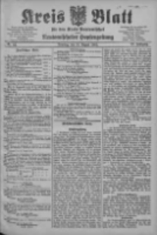 Kreis Blatt f&uuml;r den Kreis Neutomischeler zugleich Hopfenzeitung 1903.08.18 Jg.22 Nr64