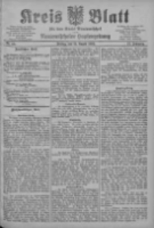 Kreis Blatt f&uuml;r den Kreis Neutomischeler zugleich Hopfenzeitung 1903.08.21 Jg.22 Nr65