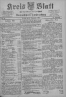 Kreis Blatt f&uuml;r den Kreis Neutomischeler zugleich Hopfenzeitung 1903.09.04 Jg.22 Nr69