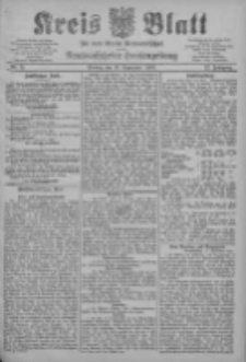 Kreis Blatt f&uuml;r den Kreis Neutomischeler zugleich Hopfenzeitung 1903.09.11 Jg.22 Nr71