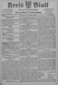 Kreis Blatt f&uuml;r den Kreis Neutomischeler zugleich Hopfenzeitung 1903.09.15 Jg.22 Nr72